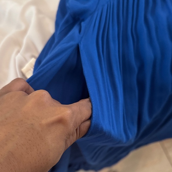 FREE PEOPLE simply extreme maxi blue dress with pockets size XS. - Picture 6 of 8